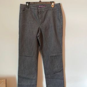 Trouser style jeans